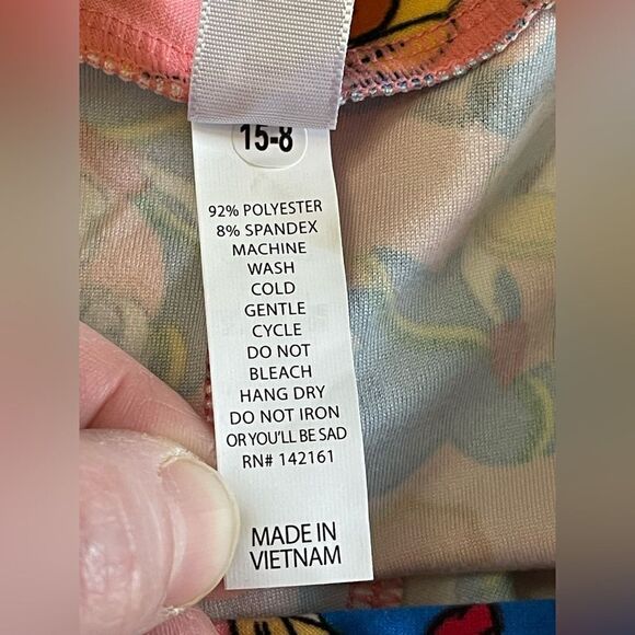 LuLaRoe Womens TC Pink Disney’s Donald Duck Ankle-Length Leggings Adult XL Comfy - Picture 14 of 15